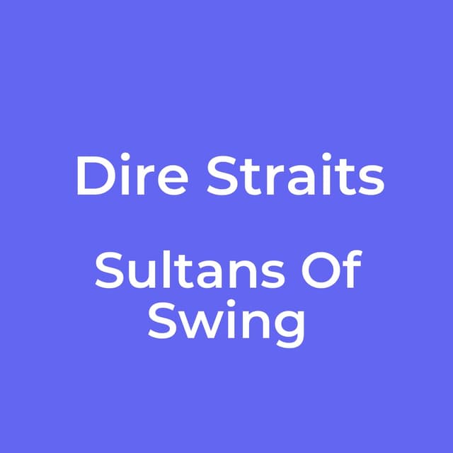 Sultans Of Swing