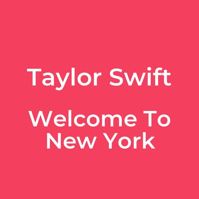 Welcome To New York
