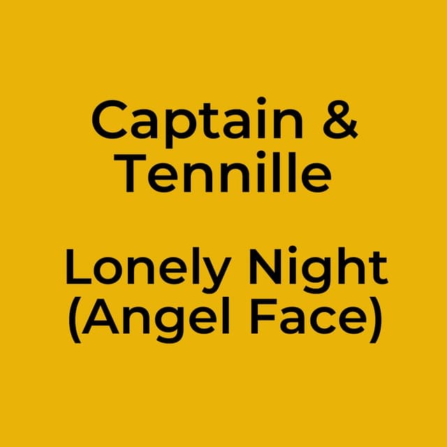 Lonely Night (Angel Face)