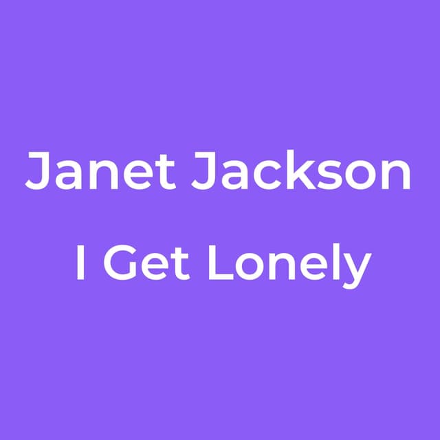 I Get Lonely