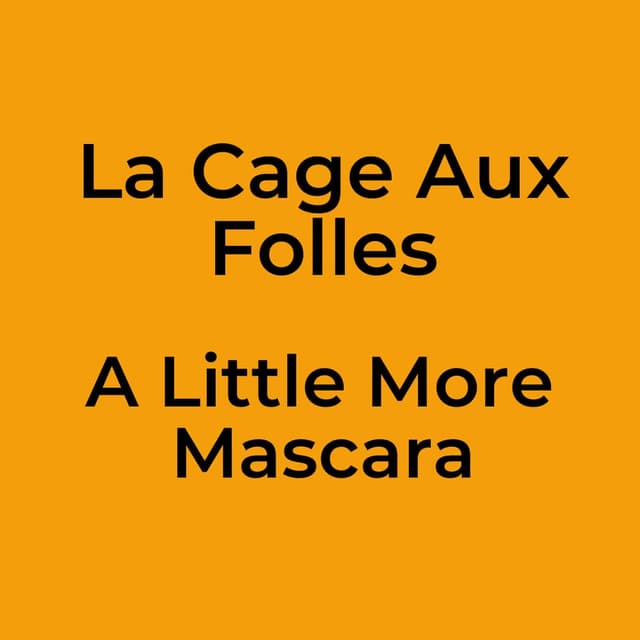 A Little More Mascara