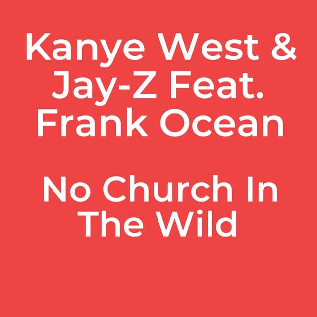 No Church In The Wild