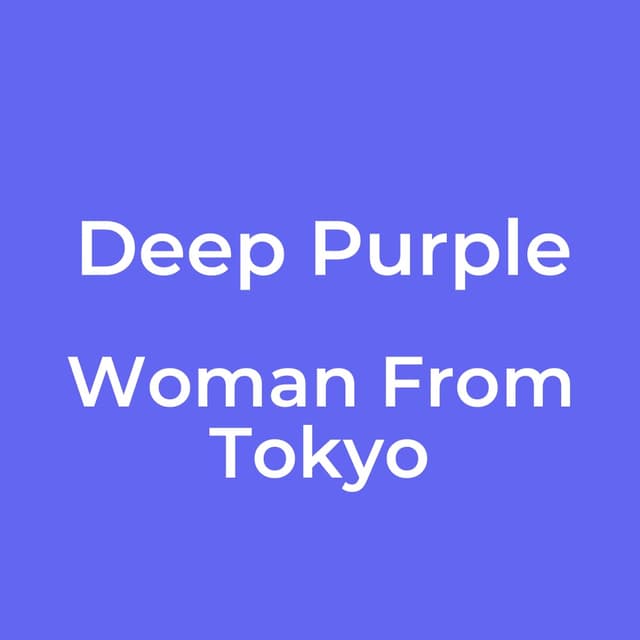 Woman From Tokyo