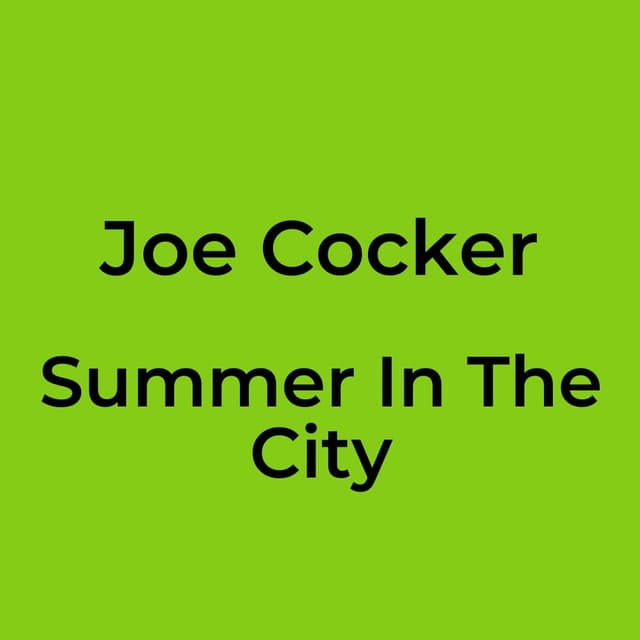 Summer In The City