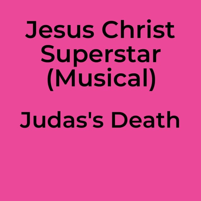 Judas's Death