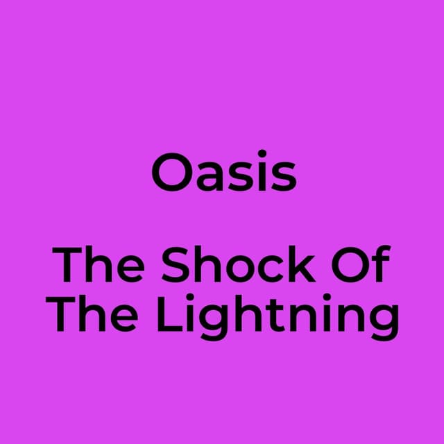 The Shock Of The Lightning