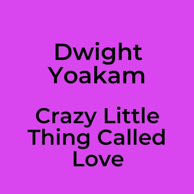 Crazy Little Thing Called Love
