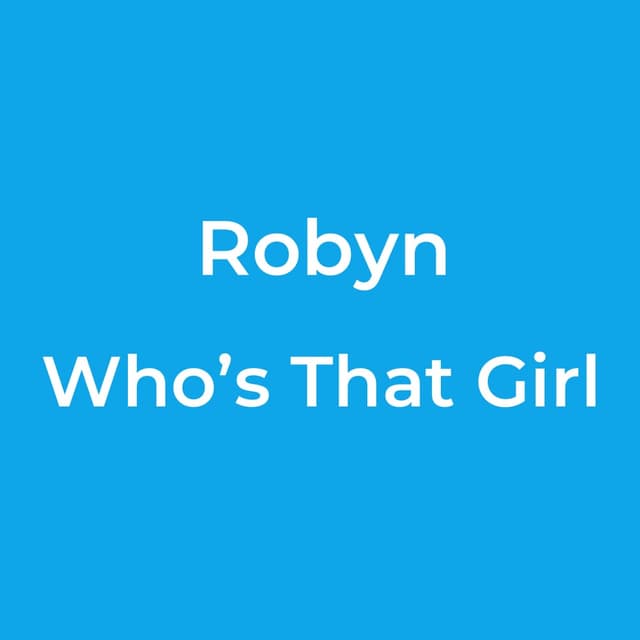 Who’s That Girl