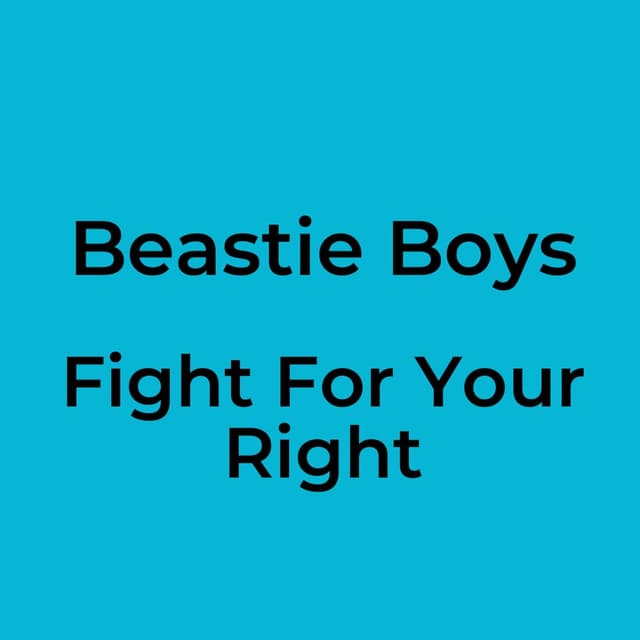 Beastie Boys - Fight For Your Right