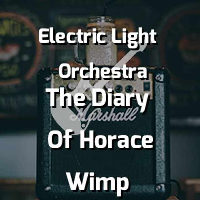 The Diary Of Horace Wimp