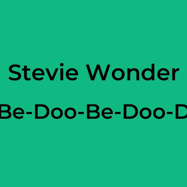 Shoo-Be-Doo-Be-Doo-Da-Day