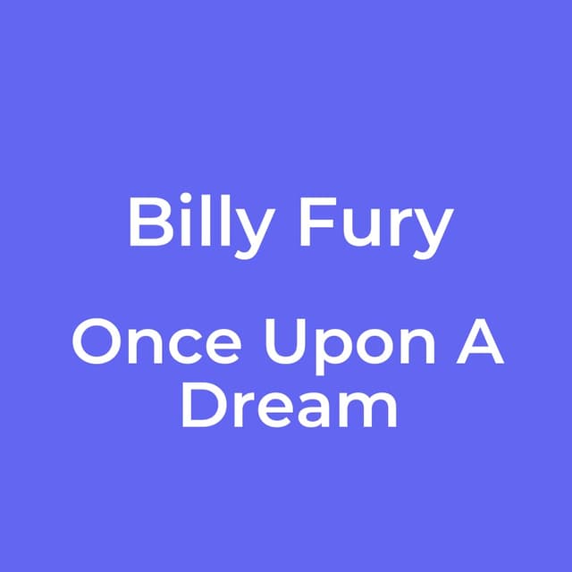 Once Upon A Dream