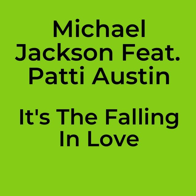 It's The Falling In Love