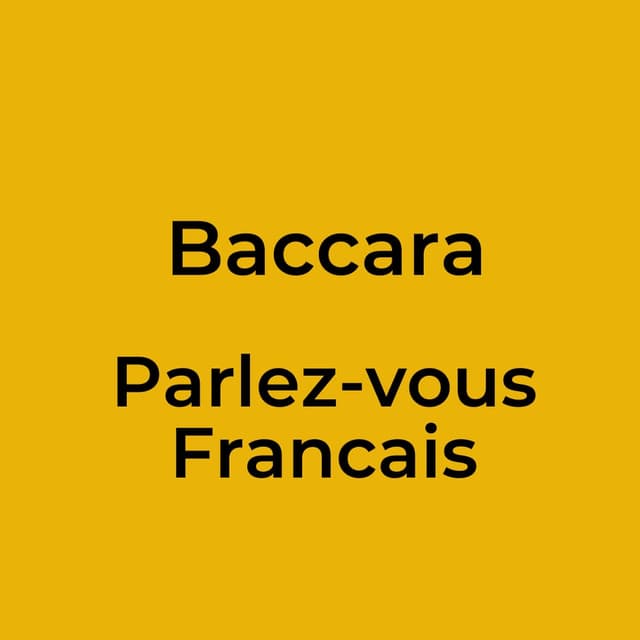 Parlez-vous Francais