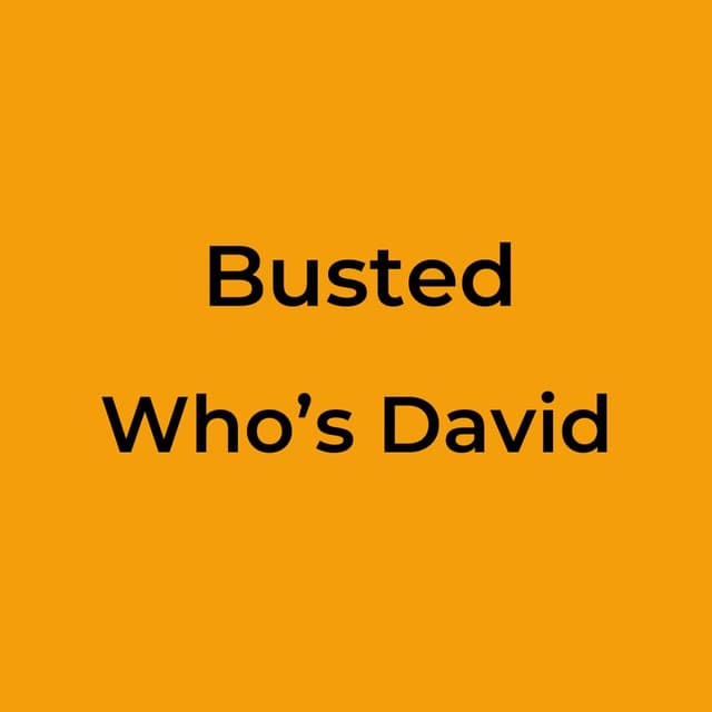 Who’s David