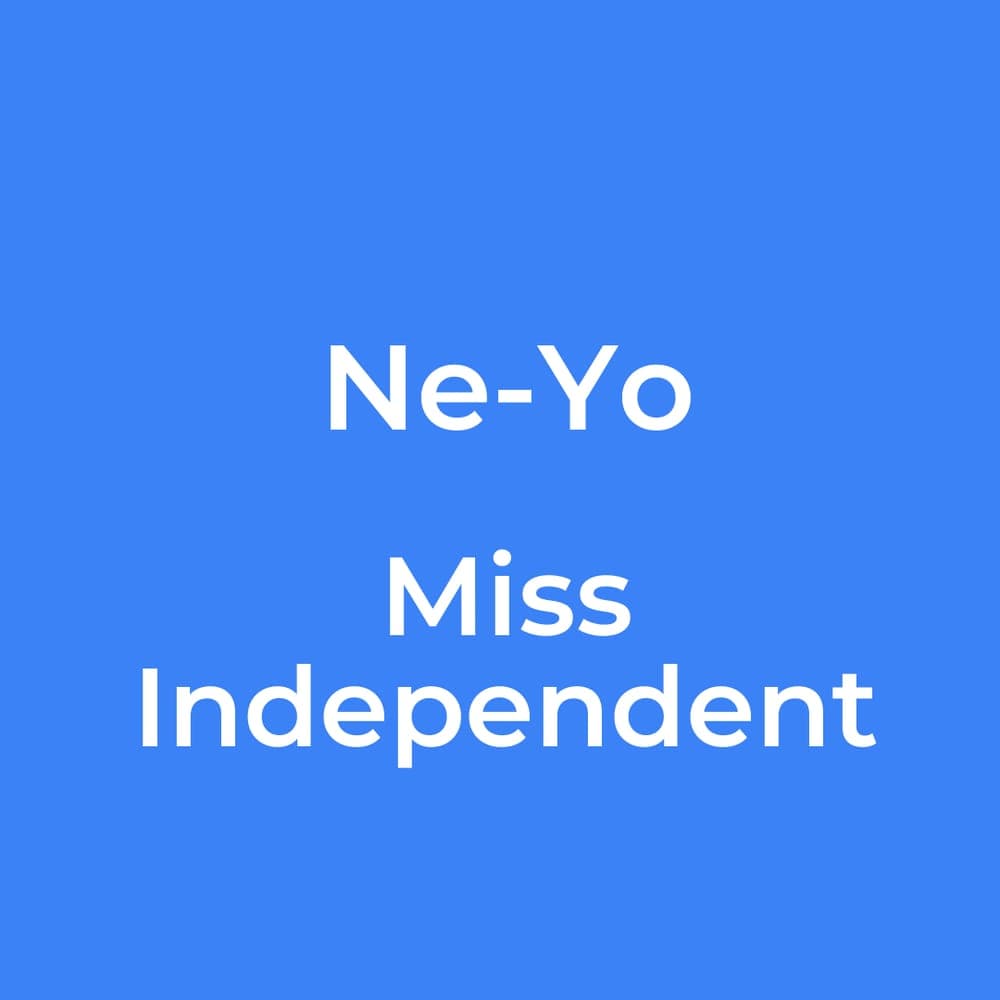 Ne-Yo - Miss Independent
