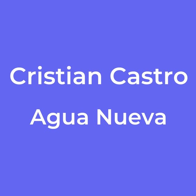 Agua Nueva
