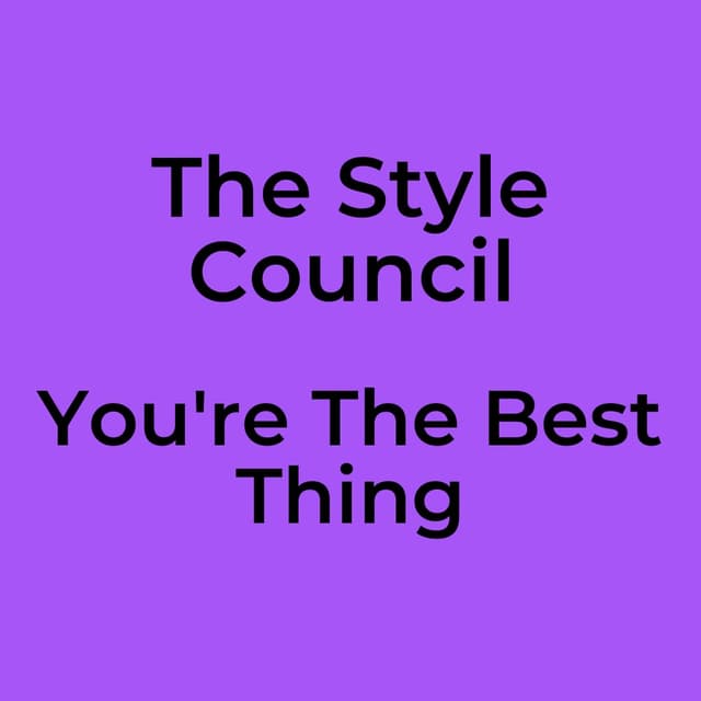 You're The Best Thing