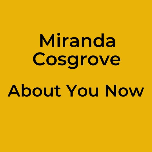 About You Now