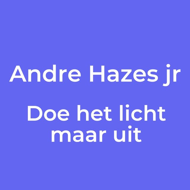 Doe het licht maar uit