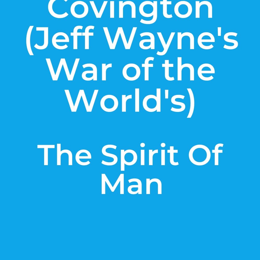 Phil Lynott & Julie Covington (Jeff Wayne's War of the World's) - The Spirit Of Man