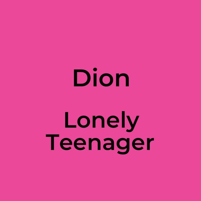 Lonely Teenager
