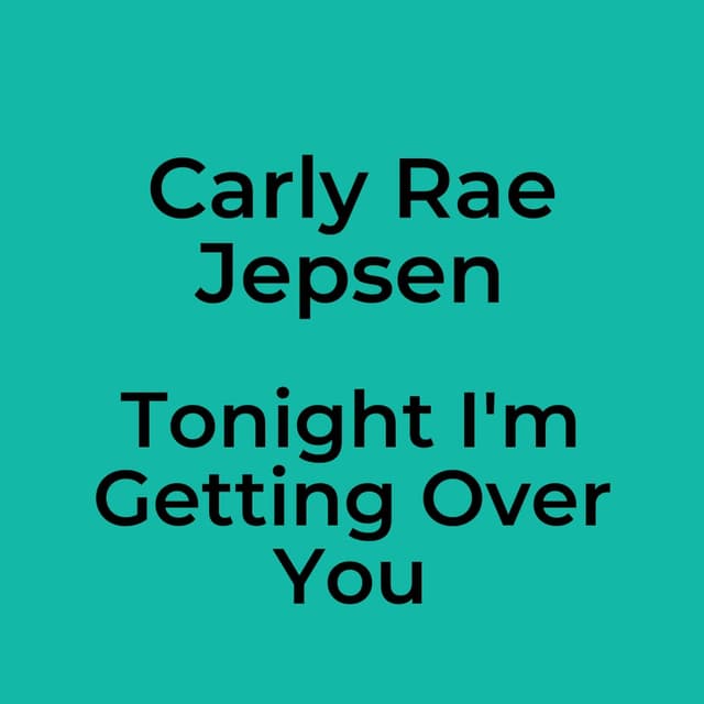 Tonight I'm Getting Over You