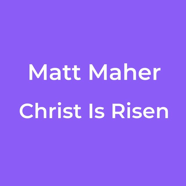 Christ Is Risen