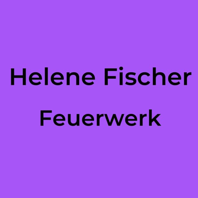 Feuerwerk