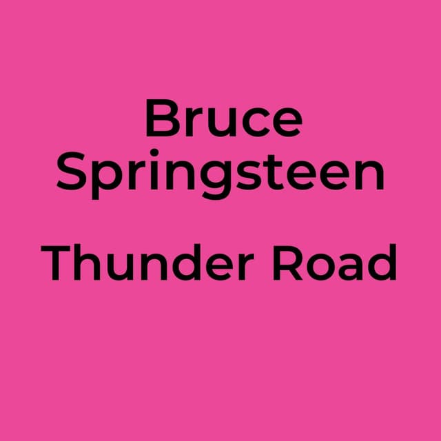 Thunder Road