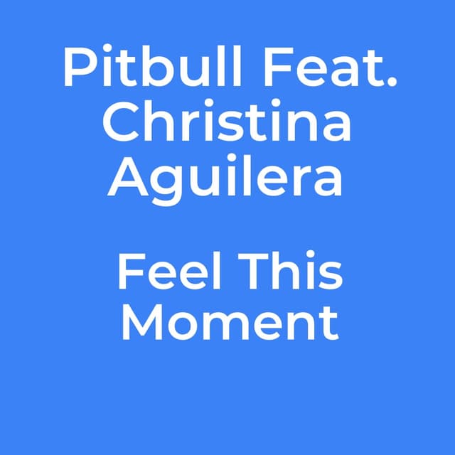 Feel This Moment