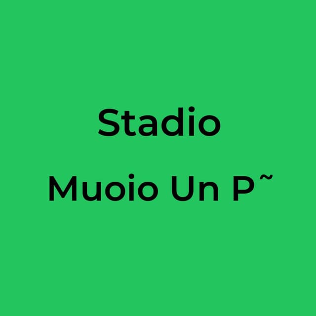 Muoio Un P˜