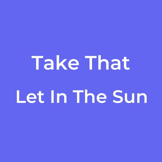 Let In The Sun